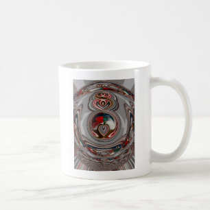 Beautiful Christmas Hearts Holiday Season Colours Coffee Mug