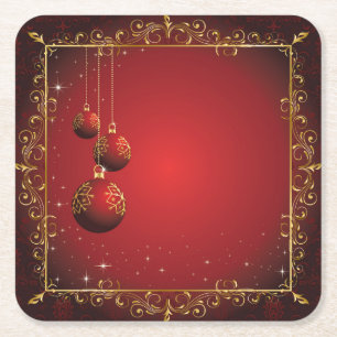 Beautiful Christmas/Holiday Coaster Set