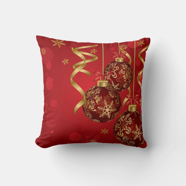 Beautiful Christmas/Holiday Throw Pillow (Front)