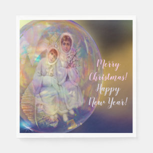 Beautiful Christmas Joy  Awesome Elegant Party Napkin