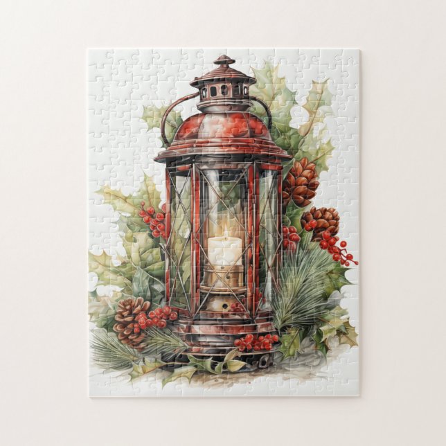 Beautiful Christmas Lantern Jigsaw Puzzle (Vertical)