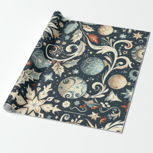 Beautiful Christmas Motifs 3 Wrapping Paper