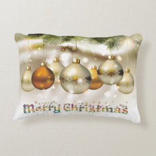 Beautiful Christmas Ornaments Pillow
