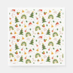 Beautiful Christmas Pattern     Napkin