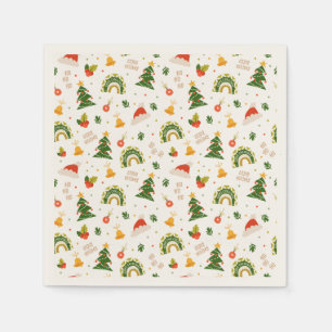 Beautiful Christmas Pattern     Napkin