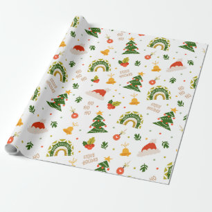 Beautiful Christmas Pattern     Wrapping Paper