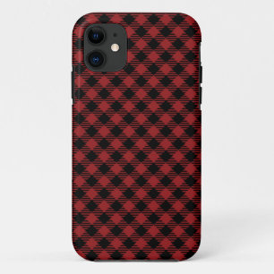 Beautiful Christmas Red Buffalo Plaid iPhone 11 Case