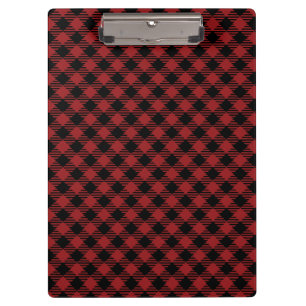 Beautiful Christmas Red Buffalo Plaid Clipboard