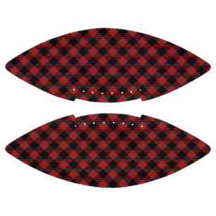 Beautiful Christmas Red Buffalo Plaid Football