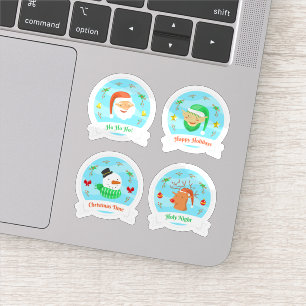 Beautiful christmas sticker collection 