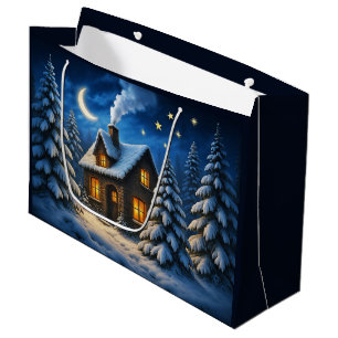 Beautiful Christmas theme Large Gift Bag