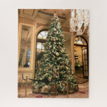 Beautiful Christmas Tree at the Plaza Hotel NYC Jigsaw Puzzle<br><div class="desc">This wonderful Christmas scene in the famous Plaza hotel seems far away today but it will be your own to enjoy when completed. This jigsaw puzzle not only provides entertainment but also is a beautiful keepsake that can be enjoyed over and over again! Sized at 520 pieces will work at...</div>