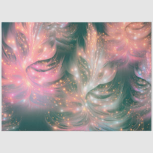 Beautiful Christmas Trees Light Sparkle Christmas Tissue Paper