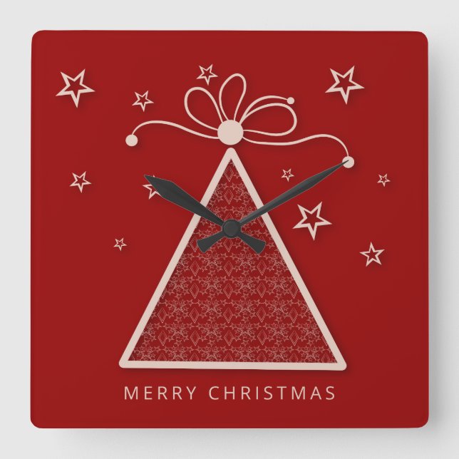 Beautiful Christmas Wall Clock (Front)