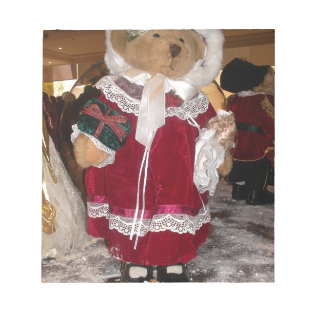 Beautiful Christmas with Love Have a Nice Day and  Notepad (Front)