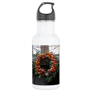 Beautiful! Christmas wreath - Pro photo 532 Ml Water Bottle