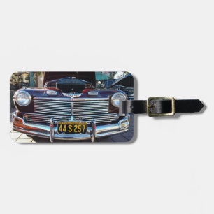 Beautiful Chrome Grille of Classic Mercury Car Luggage Tag