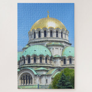 Beautiful church in Sofia Bulgaria Jigsaw Puzzle