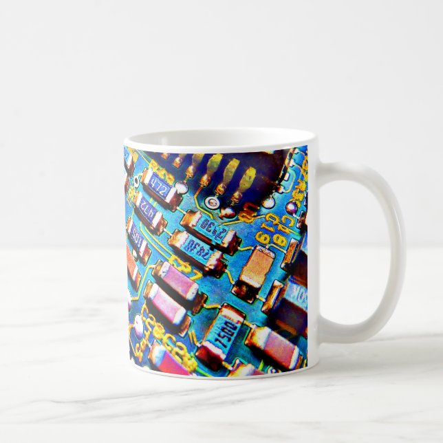 Beautiful Circuitry Coffee Mug (Right)