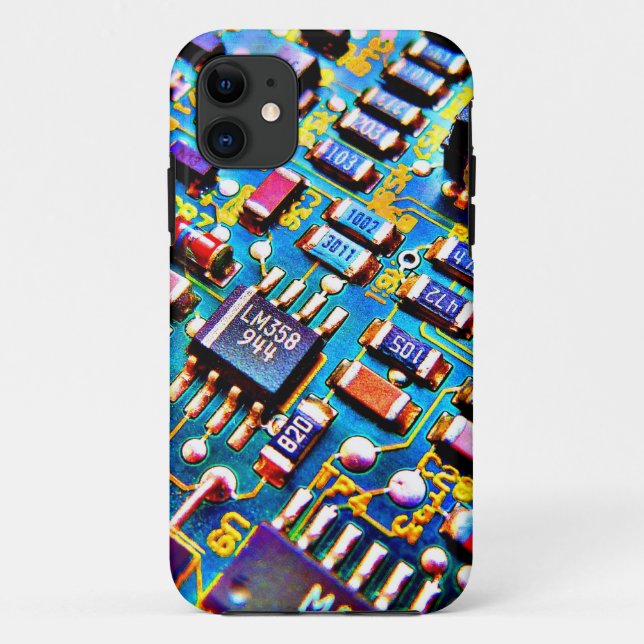 Beautiful Circuitry iPhone Case (Back)