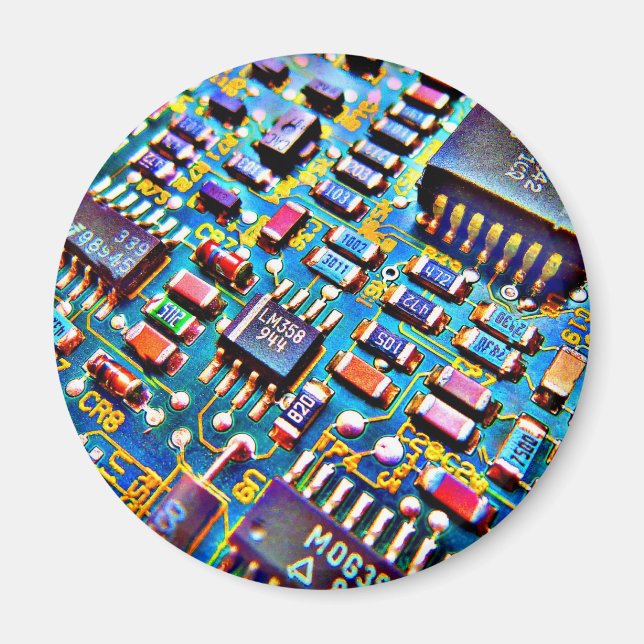 Beautiful Circuitry Magnet (Front)