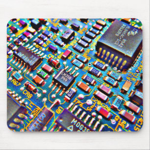 Beautiful Circuitry Mouse Pad