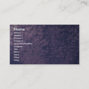 Beautiful Cirrocumulus Business Card