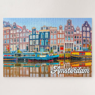 Beautiful City Of Amsterdam, Netherlands Jigsaw Puzzle