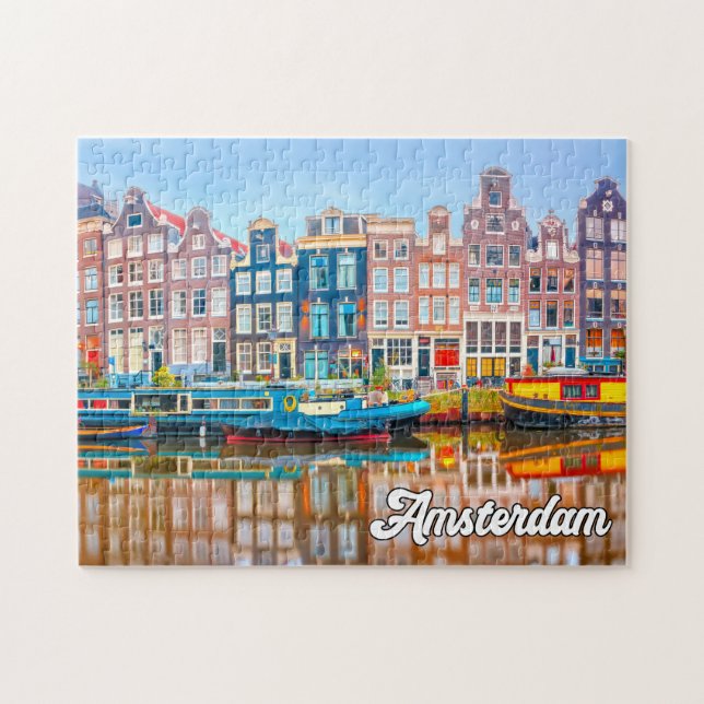Beautiful City Of Amsterdam, Netherlands Jigsaw Puzzle (Horizontal)