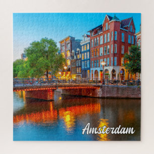 Beautiful City Of Amsterdam, Netherlands Jigsaw Puzzle