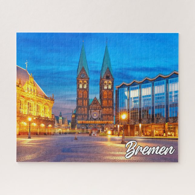 Beautiful City Of Bremen, Germany Jigsaw Puzzle (Horizontal)
