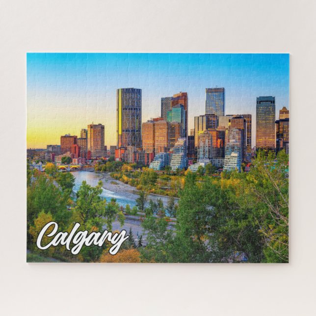 Beautiful City Of Calgary, Alberta, Canada Jigsaw Puzzle (Horizontal)