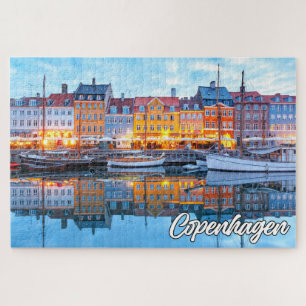 Beautiful City Of Copenhagen, Denmark Jigsaw Puzzle