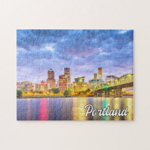 Beautiful City Of Portland, Oregon Jigsaw Puzzle
