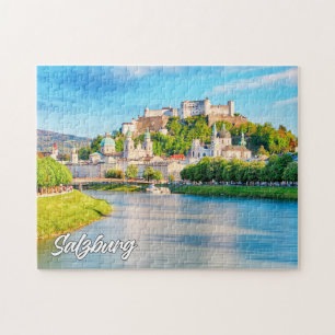 Beautiful City Of Salzburg, Austria Jigsaw Puzzle