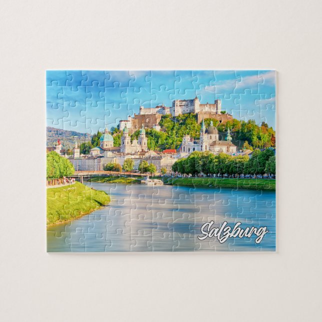 Beautiful City Of Salzburg, Austria Jigsaw Puzzle (Horizontal)