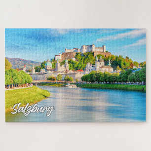 Beautiful City Of Salzburg, Austria Jigsaw Puzzle