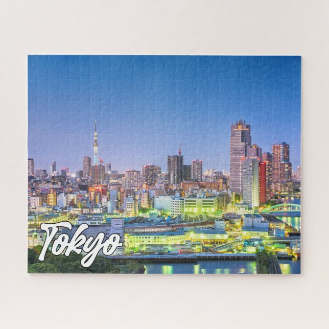 Beautiful City Of Tokyo, Japan Jigsaw Puzzle (Horizontal)