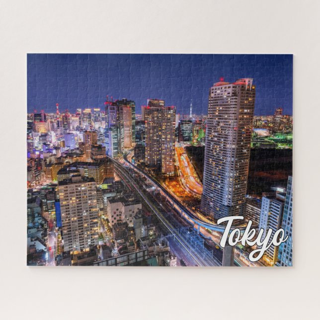 Beautiful City Of Tokyo, Japan Jigsaw Puzzle (Horizontal)