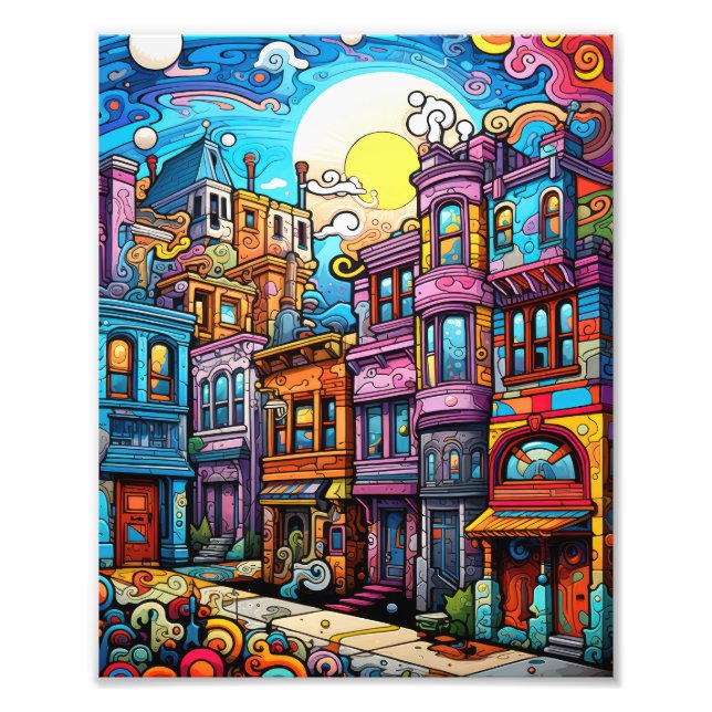 Beautiful City Photo Print (Front)