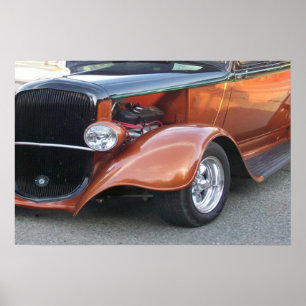 Beautiful Classic Auto Bronze Poster