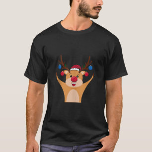 Beautiful Classic Cute Winter Red Buffalo Plaid Le T-Shirt
