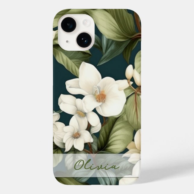 Beautiful classic floral pattern Case-Mate iPhone case (Back)