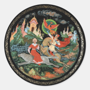Beautiful  classic round sticker