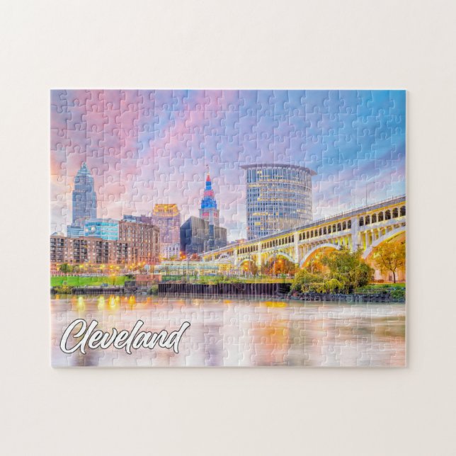 Beautiful Cleveland, Ohio, United States Jigsaw Puzzle (Horizontal)
