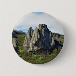 Beautiful Cliffs Photo Round Badge