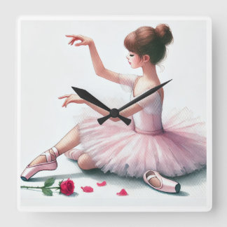 beautiful clock in a girl's room