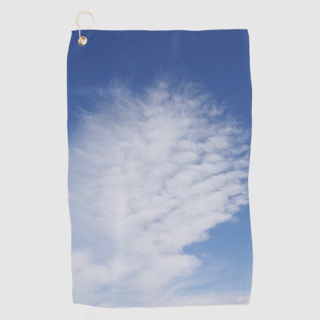 Beautiful cloud golf towel (Front)