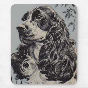 beautiful cocker spaniel mouse pad
