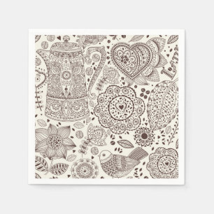 Beautiful Coffee Kitchen Drink Napkin